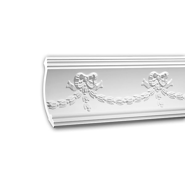 PROFHOME 150120 Eckleiste aus Polyurethan Deckenleiste Stuckleiste 2 m 200 günstig online kaufen