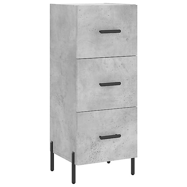 vidaXL Sideboard Sideboard Betongrau 34,5x34x90 cm günstig online kaufen
