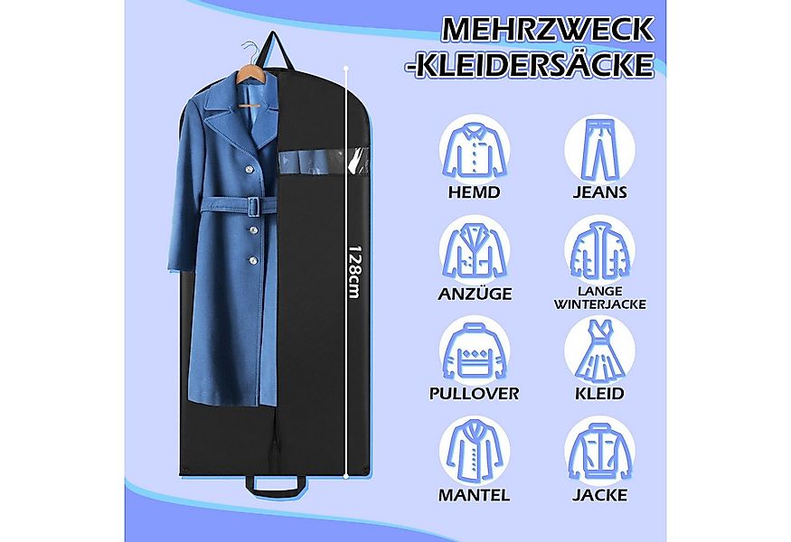 Clanmacy Sitzsack 3St. Kleidersack 128x60cm Kleiderhülle Vliesstoff mit Sch günstig online kaufen