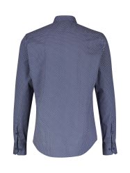 LERROS Langarmhemd "LERROS Modisches Hemd mit Haifischkragen, gemustert" günstig online kaufen