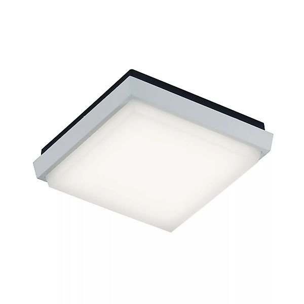 Helestra - Sola LED Außendeckenleuchte 17,5x17,5cm - weiß/matt/LxBxH 17,5x1 günstig online kaufen