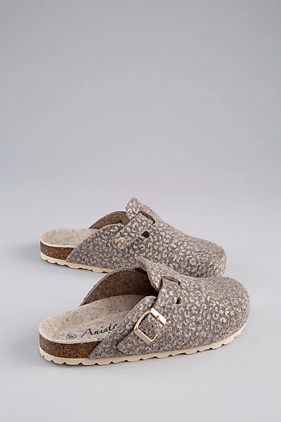 Aniston SHOES Clog, Clog, Hausschuh, Homeslipper, verstellbare Schnalle - N günstig online kaufen