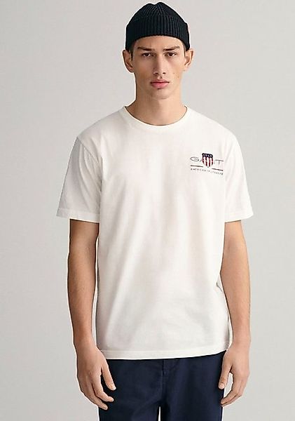 Gant T-Shirt REG ARCHIVE SHIELD EMB SS T-SHIRT von dem Archiv aus den 1980e günstig online kaufen