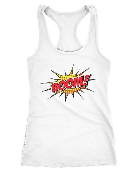 MoonWorks Tanktop Damen Tanktop Comic Boom Racerback Moonworks® günstig online kaufen