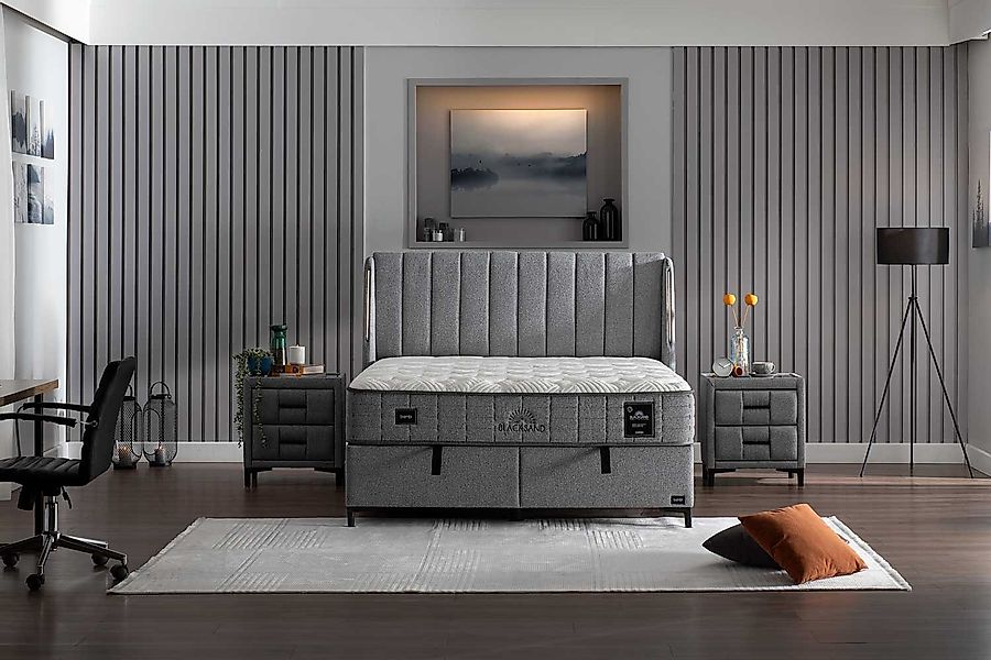 BAMBI YATAK Boxspringbett Set, Bambi Blacksand, günstig online kaufen