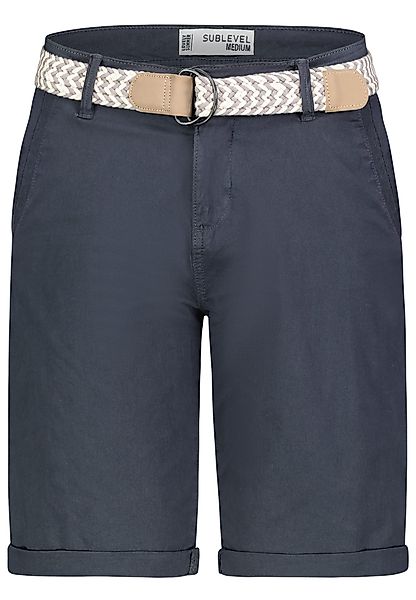 SUBLEVEL Bermudas Chino Style mit Gürtel günstig online kaufen