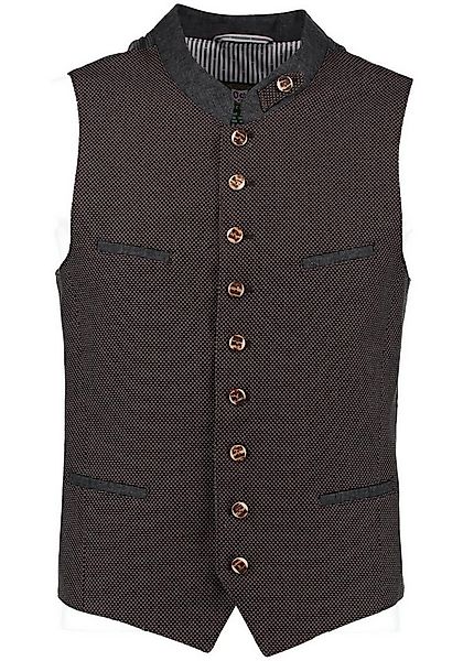 OS Trachten Trachtenweste Qalimo Slim Fit, 4 Leistentaschen, ärmellos günstig online kaufen