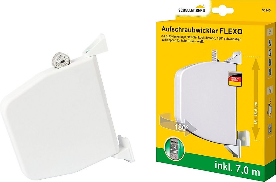 SCHELLENBERG Aufputz-Gurtwickler Minisystem, Flexo Aufschraubwickler inkl. günstig online kaufen