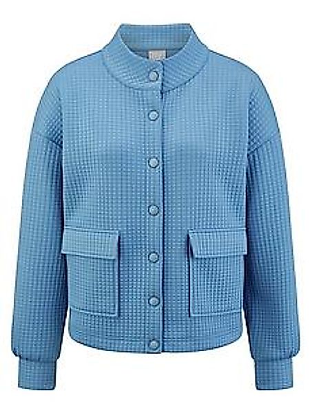 Jersey-Jacke Rabe blau günstig online kaufen