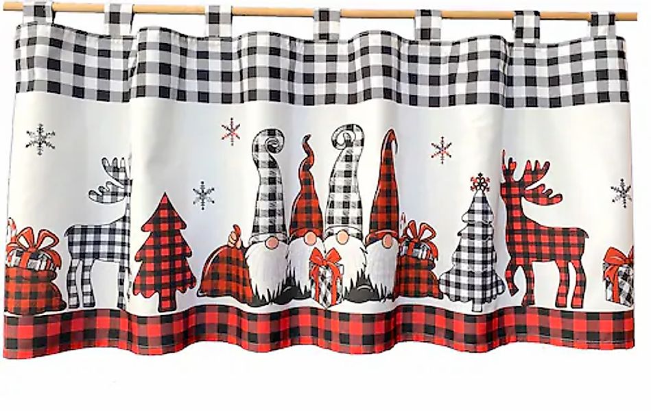 Weckbrodt "Wichtel + Hirsch" Schlaufen 1 tlg. Bistro, Microsatin, Weihnacht günstig online kaufen