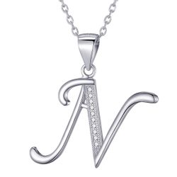 Morella Kette mit Anhänger Buchstabenkette Halskette günstig online kaufen