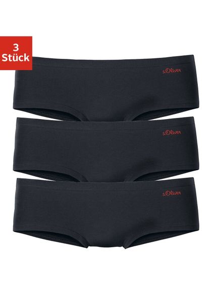 s.Oliver Hipster 3er-Pack, aus elastischer Baumwoll-Qualität günstig online kaufen