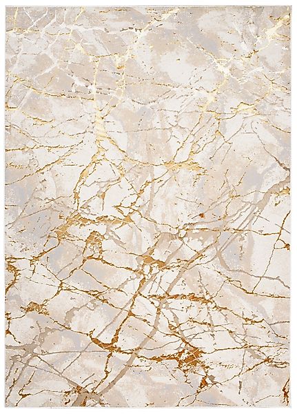 Tapiso Designteppich GOLDEN, rechteckig, Höhe: 16 günstig online kaufen