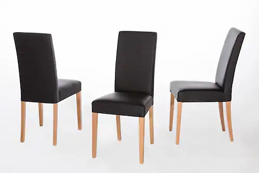 Home affaire 4-Fußstuhl »Lea«, (Set), 2 St., Kunstleder günstig online kaufen