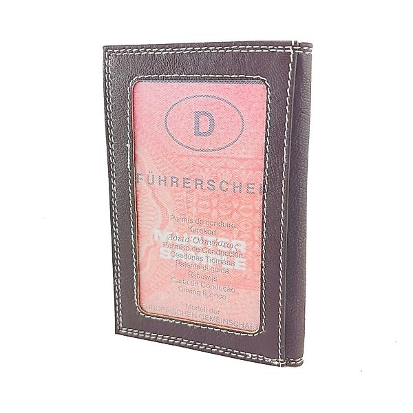 L&B Kartenetui Rindsleder Ausweishülle, RFID-Schutz integriert >2321< Dokum günstig online kaufen