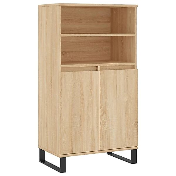 vidaXL Highboard Sonoma-Eiche 60x36x110 cm Holzwerkstoff 831495 günstig online kaufen