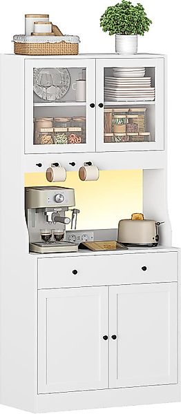MSMASK Küchenbuffet Küchenschrank, Buffetschrank Hochschrank mit günstig online kaufen