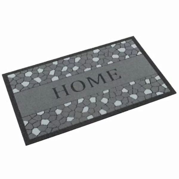 Pergamon In & Outdoor Fußmatte Rubber Flock Home Fußmatten schwarz Gr. 40 x günstig online kaufen
