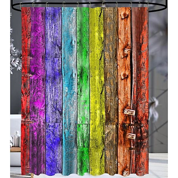Sanilo Duschvorhang Rainbow 180 x 200 cm, 100% wasserdicht, Anti-Schimmel-E günstig online kaufen