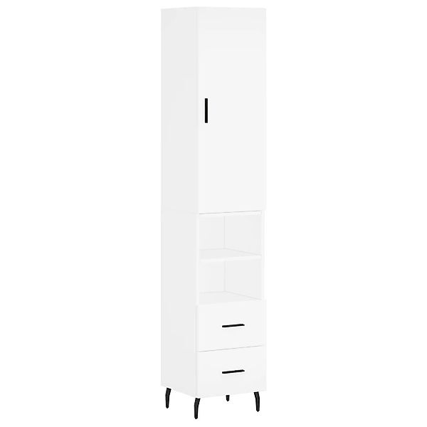 vidaXL Highboard Highboard Weiß 34,5x34x180 cm günstig online kaufen