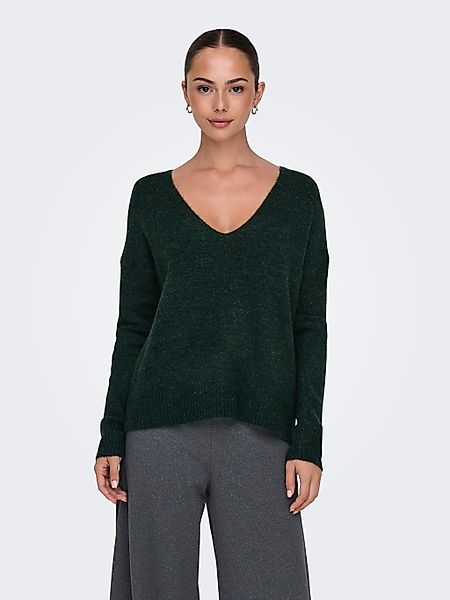 JDY V-Ausschnitt-Pullover "JDYELANORA L/S V-NECK PULLO. KNT NOOS", mit leic günstig online kaufen