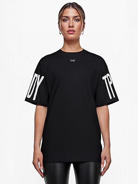 trueprodigy Oversize-Shirt Viktor F Logoprint Rundhals günstig online kaufen