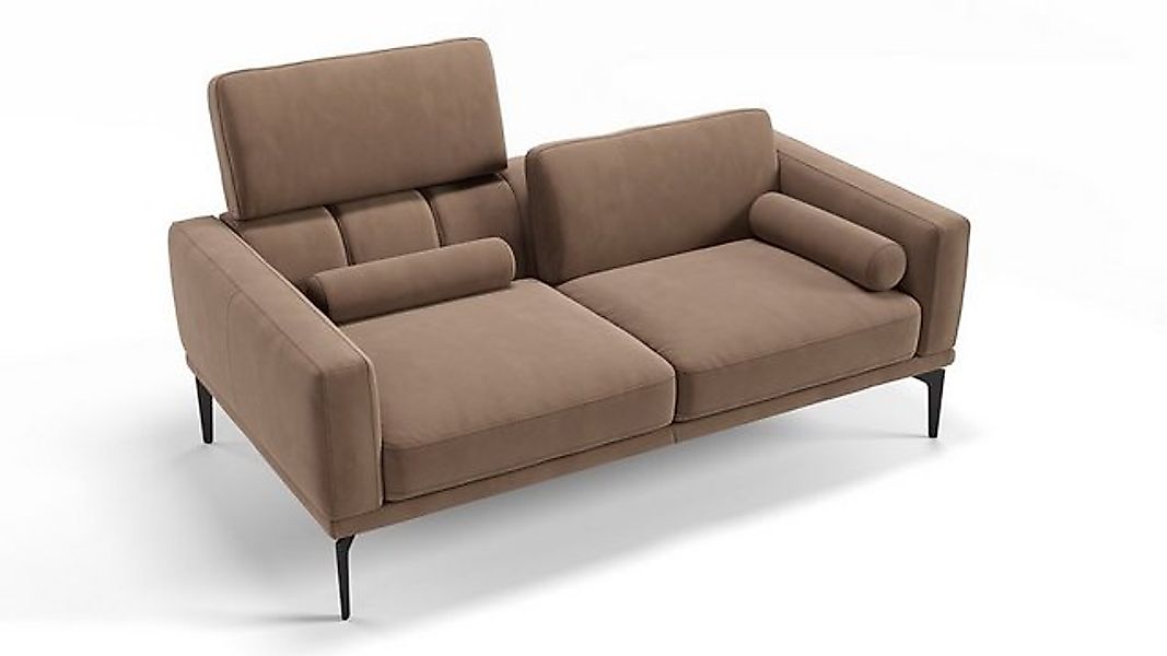 Sofanella 2-Sitzer Stoff BIANCO, Relaxsofa, Designsofa, Designer Couch, Ita günstig online kaufen