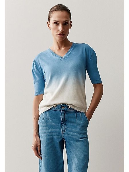 MORE&MORE Strickpullover leichter, trendy V-Neck Pullover günstig online kaufen