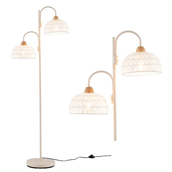COSTWAY Stehlampe, Höhe 155 cm, 350° günstig online kaufen