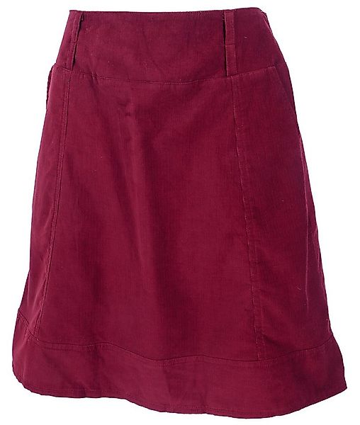 Guru-Shop Minirock Kurzer Cordrock, Minirock mit Taschen - weinrot alternat günstig online kaufen