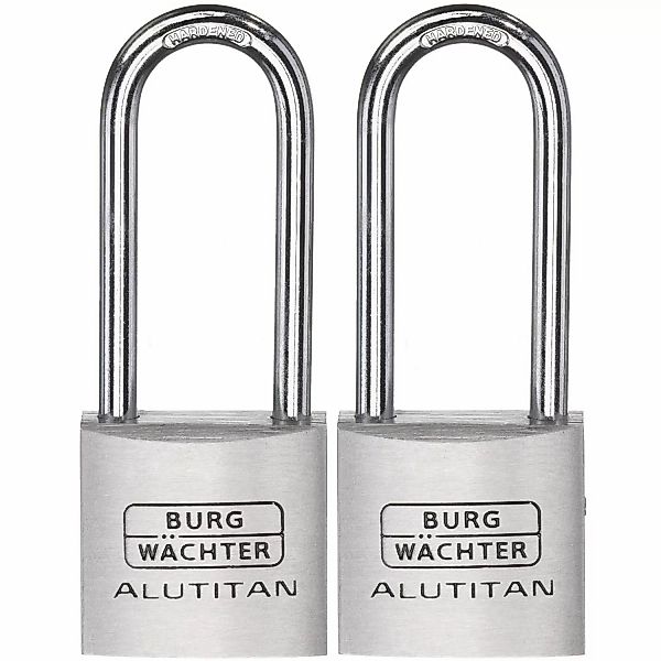 Burg Wächter Zylinder-Vorhangschloss Alutitan Set DUO 770 20 26 SB günstig online kaufen
