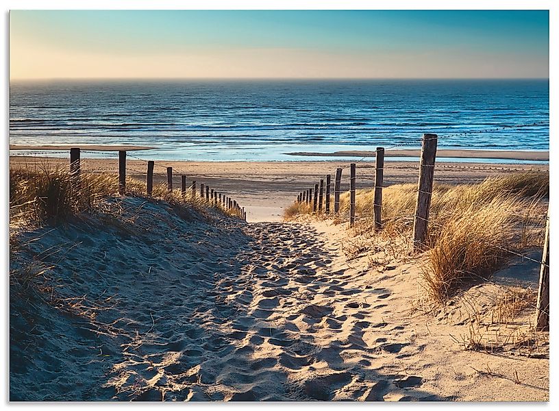 Artland Küchenrückwand "Weg zum Nordseestrand Sonnenuntergang", (1 tlg.), A günstig online kaufen
