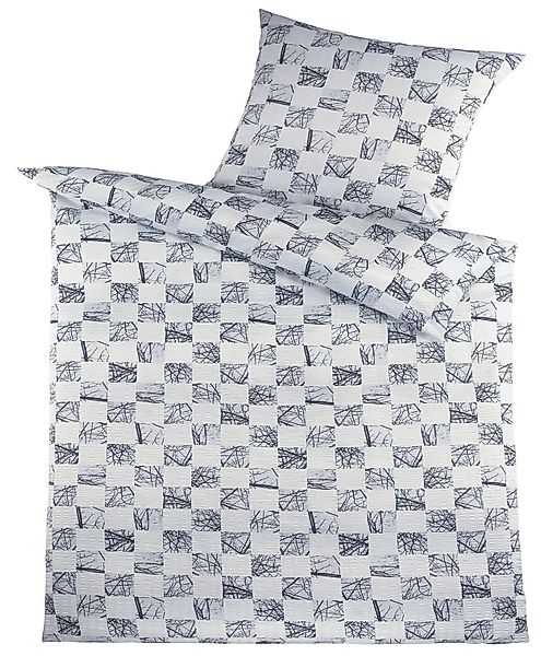 KH-Haushaltshandel Bettwäsche 2-tlg. Bettwäsche Seersucker Bettwäsche günstig online kaufen
