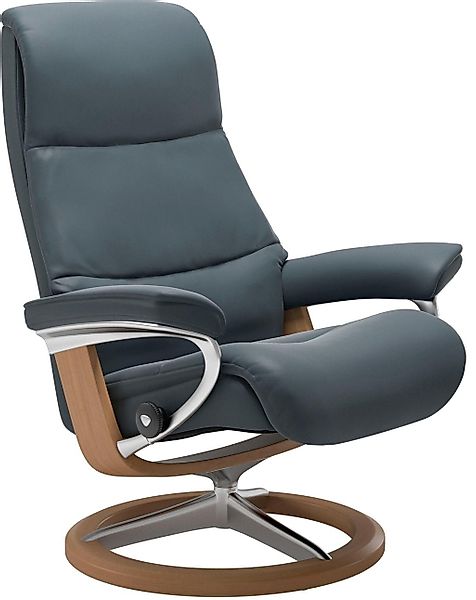 Stressless Relaxsessel "View", mit Signature Base, Größe M,Gestell Eiche günstig online kaufen