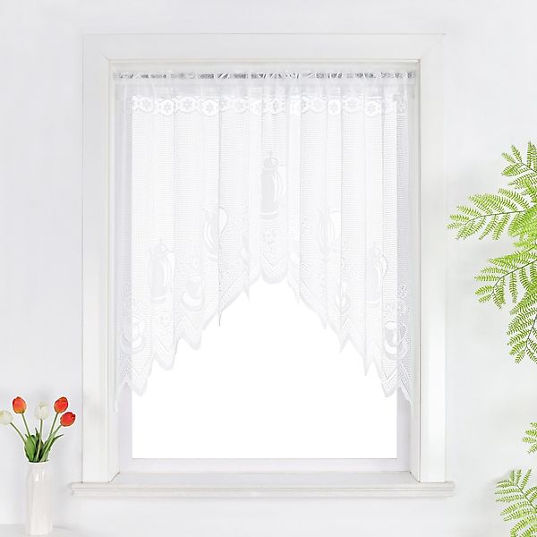 Joyswahl Raffrollo, mit Stangendurchzug, Kuvert Gardine günstig online kaufen