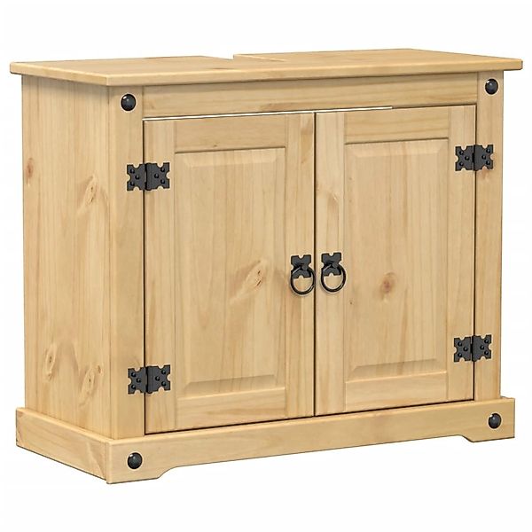 vidaXL Waschbeckenunterschrank Corona 73x33x60 cm Massivholz Kiefer 4002791 günstig online kaufen