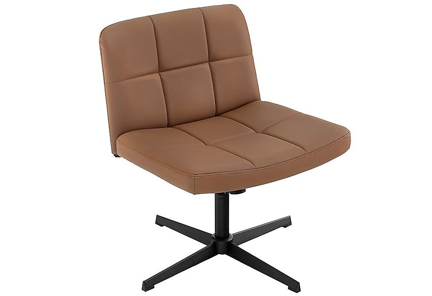 COSTWAY Bürostuhl, mit breitem Sitz & Wippfunktion, höhenverstellbar, drehb günstig online kaufen