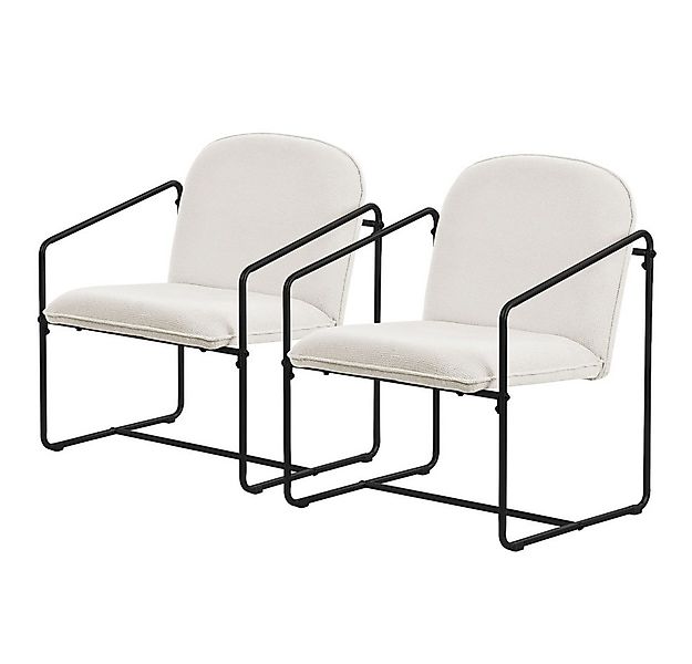 ML-DESIGN Loungesessel Esszimmerstuhl mit dickem gepolsterter Sitz Rücken- günstig online kaufen