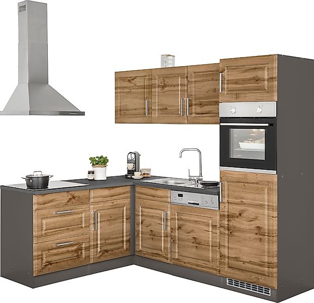 KOCHSTATION Winkelküche "KS-Stockholm" mit E-Geräten,230 x 170 cm, wahlweis günstig online kaufen