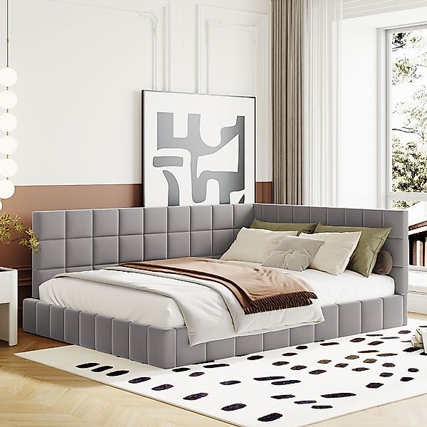 STILVORA Schlafsofa Polsterbett 140×200cm Daybett Jugendbett günstig online kaufen