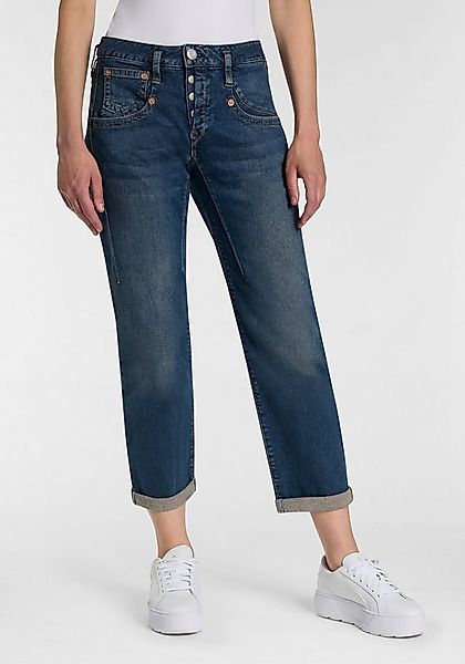 Herrlicher 7/8-Jeans Shyra Tap Denim mit Abnähern günstig online kaufen