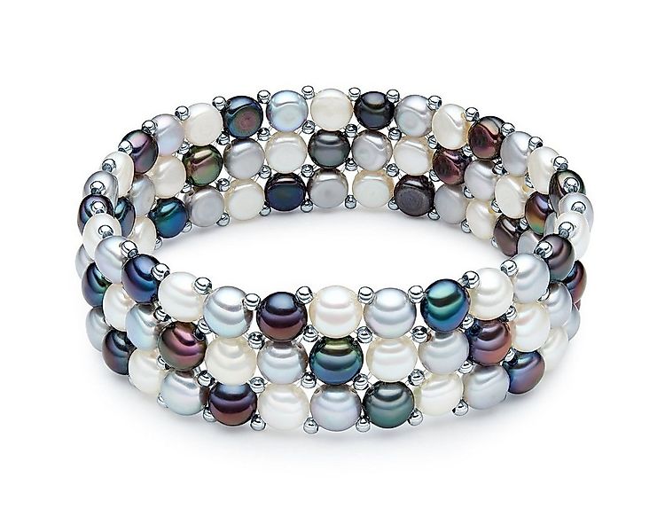 Valero Pearls Armband silber, aus Süßwasser-Zuchtperlen günstig online kaufen
