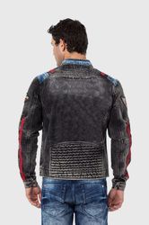 Cipo & Baxx Jeansjacke "Jeans Jacket" ohne Kapuze mit coolen Stickereien günstig online kaufen