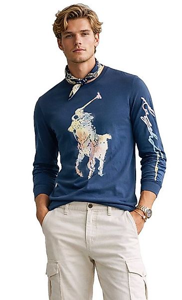 Polo Ralph Lauren Longsleeve Sweatshirt Großes Pony-Logo Custom Slim Fit Ei günstig online kaufen