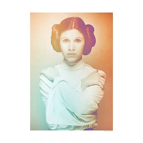 Komar Wandbild Star Wars Classic Icons Color Leia Star Wars B/L: ca. 30x40 günstig online kaufen