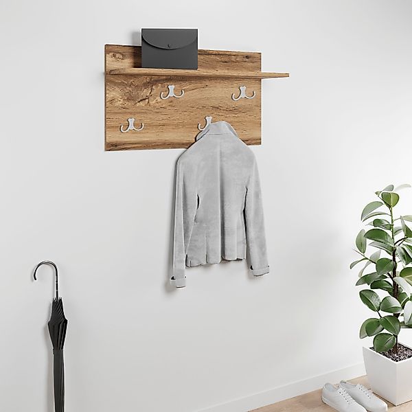INOSIGN Garderobenpaneel "Paris" 1 Stk. tlg. Praktische Wandgarderobe mit D günstig online kaufen