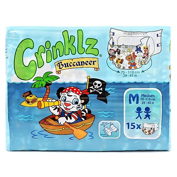 Crinklz Inkontinenzslip CRINKLZ Buccaneer M, 15 günstig online kaufen