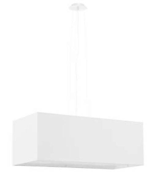 Hängeleuchte Modern Weiß eckig B: 80 cm 3x E27 günstig online kaufen