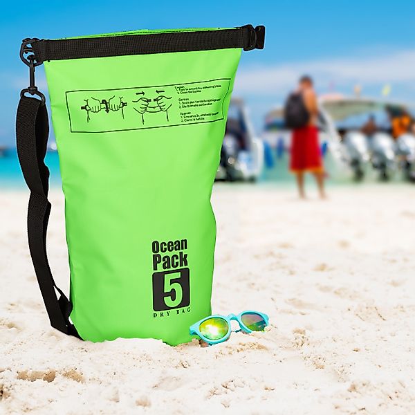 relaxdays Packsack Ocean Pack 5L wasserdicht, günstig online kaufen