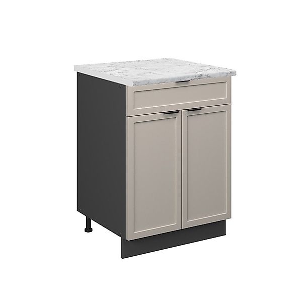 Vicco Unterschrank Fame-Line, GrauBeige/Anthrazit, 60 cm günstig online kaufen